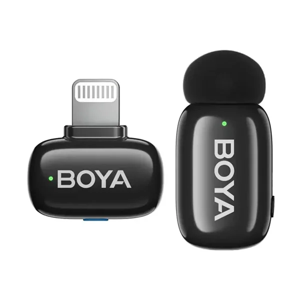 BOYA MINI 2-07 Wireless Microphone – For iOS Only, Single Mic Without Powerbank