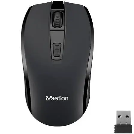 Meetion R560 Grey Wireless Mouse – 2.4G, 1600 DPI, 3-Button
