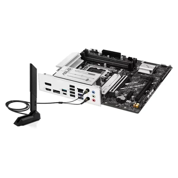 ASUS PRIME B860M-A CSM D5 WIFI mATX Motherboard – LGA1851, DDR5, Intel B860 Chipset, WiFi 6E, 2.5Gb LAN, PCIe 5.0, Next-Gen Intel Core Ultra Support