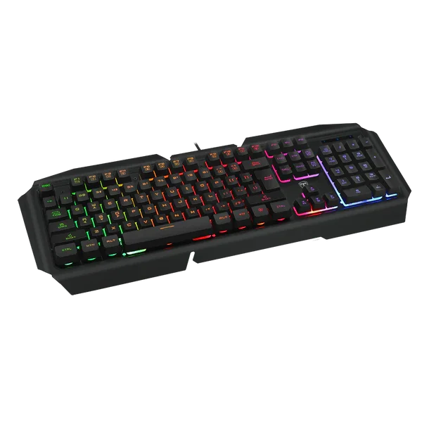 T-Dagger Landing-ship TGK200 Wired Gaming Keyboard 104-107 Key Rainbow Backlit USB Keyboard
