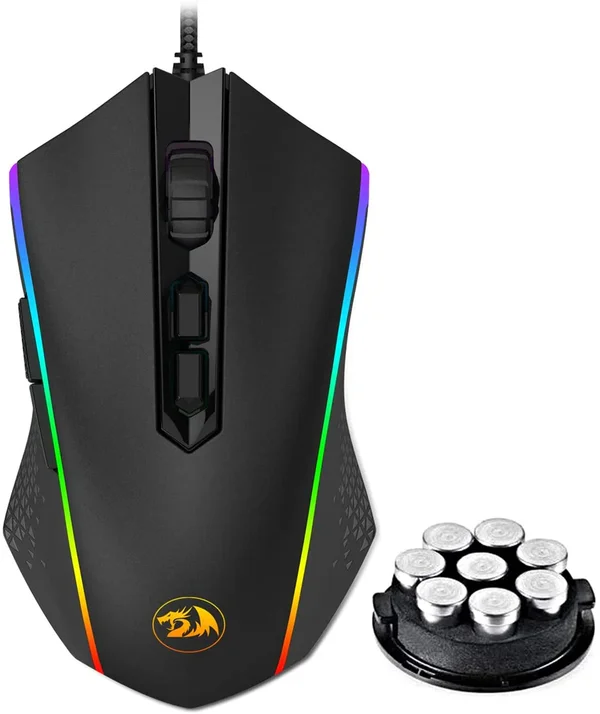 Redragon M710 Chroma RGB Wired Gaming Mouse 10000 DPI 7 Buttons Ergonomic Gaming Mouse for FPS MOBA Esports