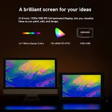 VEIKK Studio VK2200 Pro 21.5” Full HD Pen Display Tablet – Professional Drawing Monitor with Battery-Free Stylus | 8192 Pressure Levels | IPS Laminated Screen