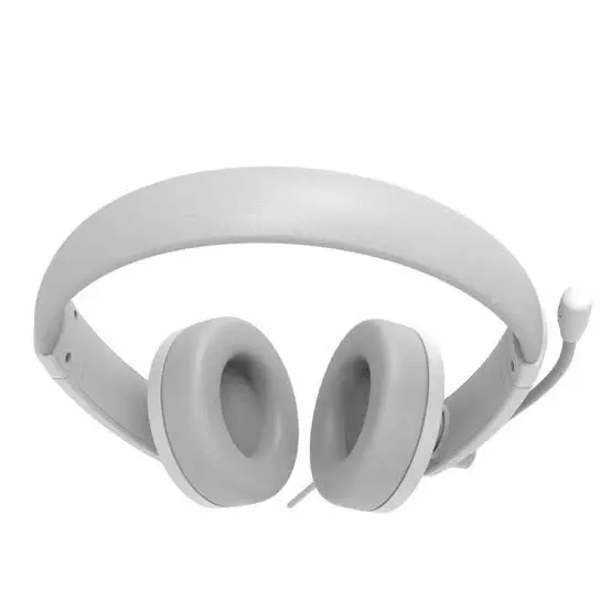 Meetion HP003U White USB Office Headset – Omnidirectional Mic, Wired
