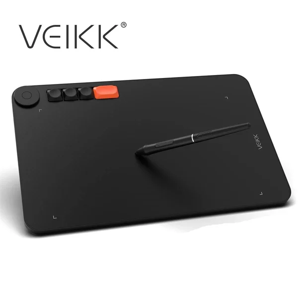 VEIKK Voila L VO1060 Graphics Drawing Tablet – 10x6 Inch, 8192 Pressure Levels, USB-C, Battery-Free Stylus