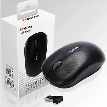 Meetion R545 Black Wireless Mouse – 2.4G, 1600 DPI