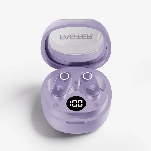 Faster Mystic Wireless Earbuds – 13mm Dynamic Driver, Super Compact Design, Bluetooth v5.3, Up to 150 Hrs Standby