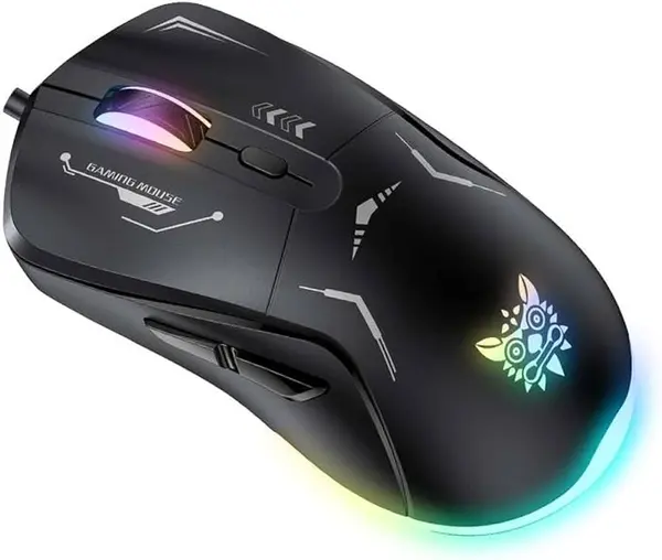 ONIKUMA CW917 Black Dual-Mode Wireless Gaming Mouse - 4800 DPI, 6 Button, RGB