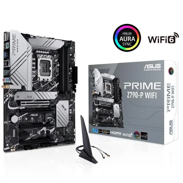 ASUS PRIME Z790-P/CSM WIFI ATX Motherboard – LGA1700, DDR5, Intel Z790 Chipset, WiFi 6, PCIe 5.0, 14th/13th/12th Gen Intel Support