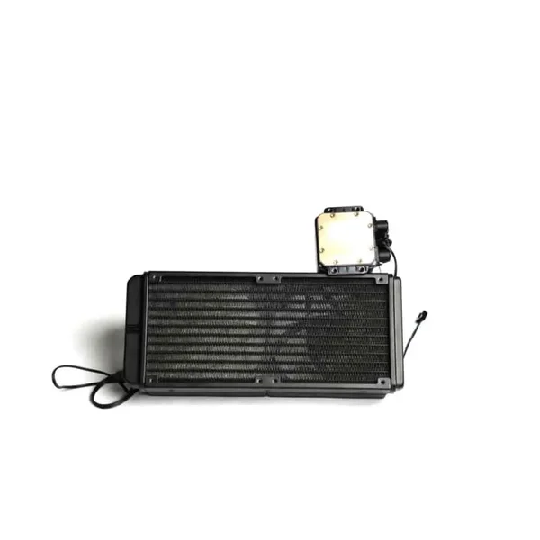 GFURY GF-240 BLACK HURRICAN 240mm ARGB Liquid CPU Cooler | High Performance Dual 120mm Fan AIO Cooling System for Gaming PC