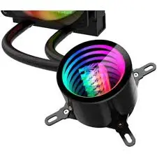 CCW-3011 ARGB Liquid CPU Cooler 240mm Dual 120mm Fans AIO Cooling System High Performance Gaming PC Intel AMD