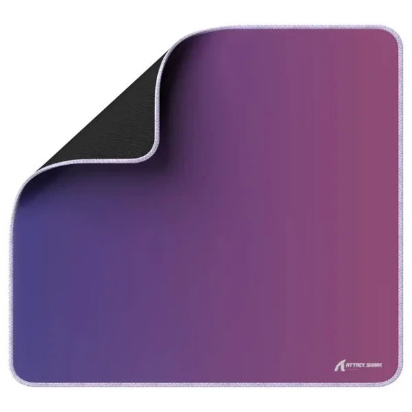Attack Shark CM03 eSport Gaming Mouse Pad – Rainbow Coated, Stitched Edges, Violet