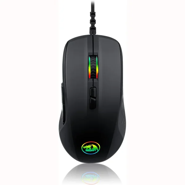 Redragon M718 PHOENIX-2 RGB Wired Gaming Mouse 10000 DPI 10 Buttons Adjustable Weight Gaming Mouse
