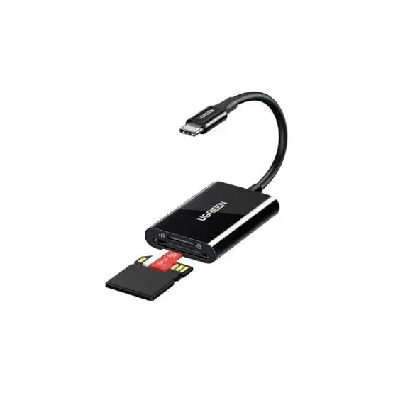 UGREEN USB-C 3.1 Card Reader TF/SD | Fast Memory Card Reader for Laptop MacBook PC