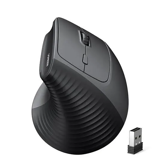 UGREEN Ergonomic Vertical Wireless Mouse | Dual-Mode Bluetooth & 2.4G