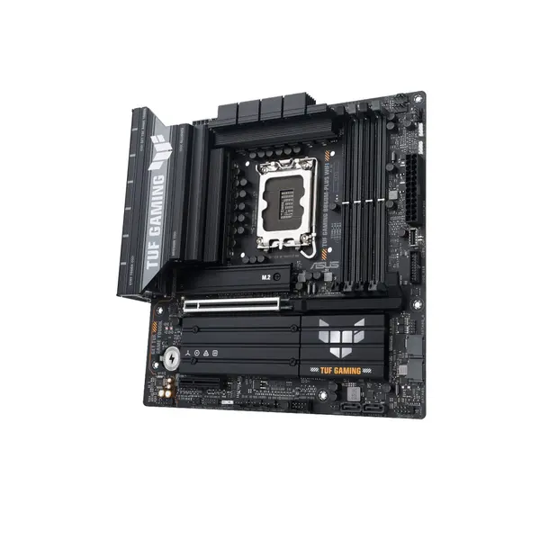 ASUS TUF GAMING B860M-PLUS WIFI D5 mATX Motherboard – LGA1851, DDR5, Intel B860 Chipset, WiFi 7, 2.5Gb LAN, PCIe 5.0, Military-Grade Durability