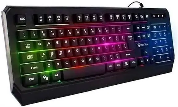 Meetion K9320 Membrane Gaming Keyboard – USB Wired, Rainbow Backlight, Full Size