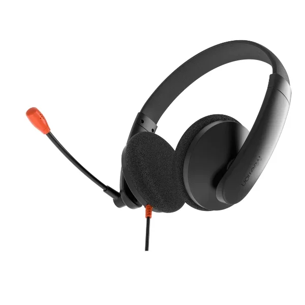 Meetion HP003 Black 3.5mm Office Headset – Omnidirectional Mic, Wired