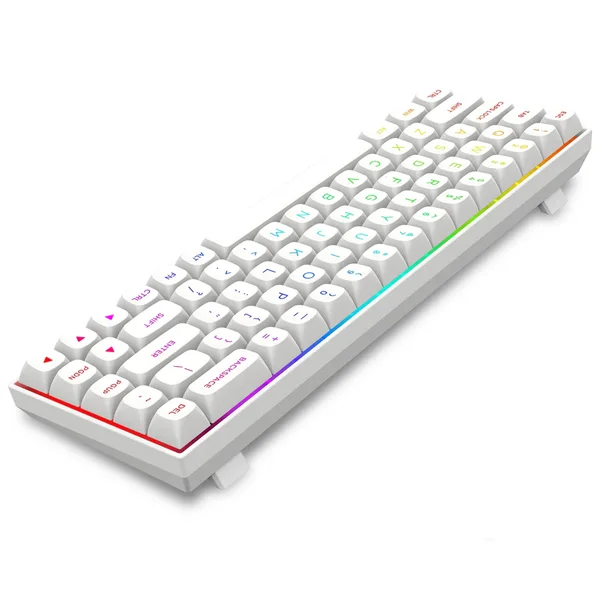 HZ-68 RGB Mechanical Keyboard 68 Keys White