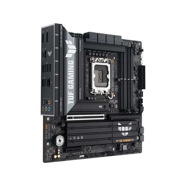 ASUS TUF GAMING B860M-PLUS WIFI mATX Motherboard – LGA1851, DDR5, Intel B860 Chipset, WiFi 7, 2.5Gb LAN, PCIe 5.0, Military-Grade Gaming Board