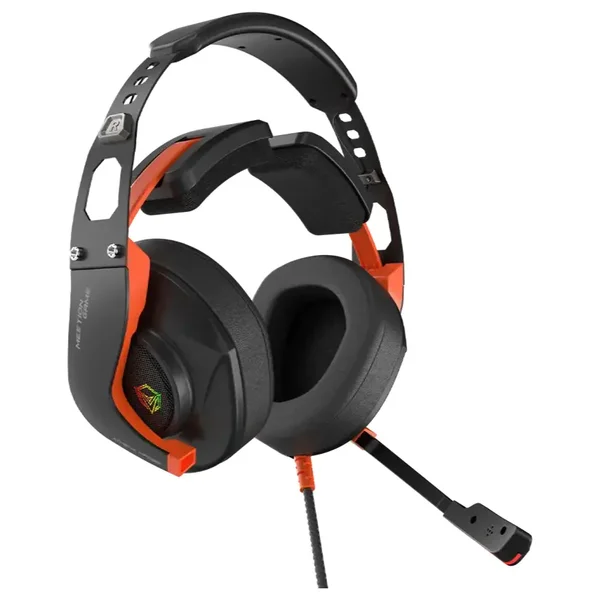 Meetion HP099 Black 7.1 Hi-Fi Gaming Headset – USB Wired, Metal Frame, Volume Control