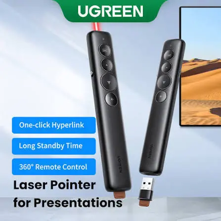 UGREEN Wireless Presenter Remote Clicker for PowerPoint Presentations