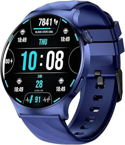 Faster NERV Watch 3 Pro Smart Watch – 1.43" AMOLED Display, Bluetooth Calling, 100+ Watch Faces, Nylon & Silicon Strap