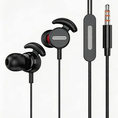 Faster J10 Wired Earphones – 3.5mm, Pure Sound, 10mm Bass Driver, Comfort Fit