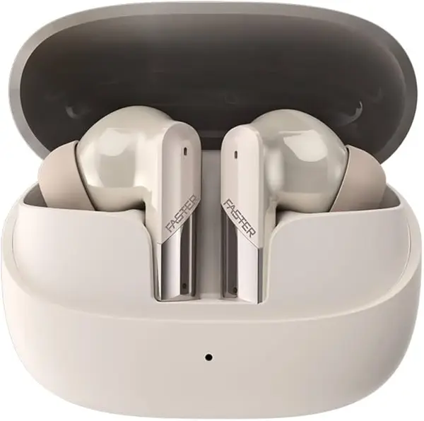 Faster Valor Wireless Earbuds – Quad Mic ANC+ENC, 10mm Bass Driver, Premium Design, Up to 36 Hrs Playtime