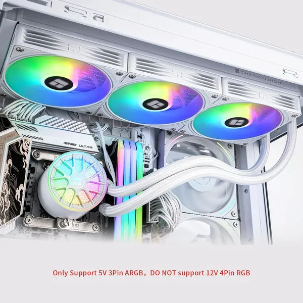 Thermalright Aqua Elite 360 V6 ARGB White 360mm AIO Liquid CPU Cooler