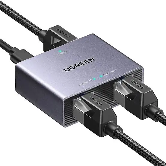 UGREEN Gigabit Ethernet Splitter 1 to 2 Network Adapter for Router