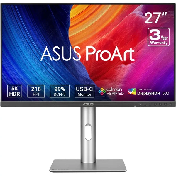 ASUS ProArt PA27JCV 27" 5K Professional Monitor - LuxPixel Display for Mac