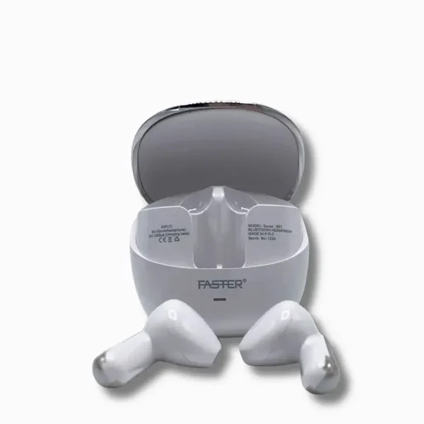 Faster S91 Wireless Earbuds – ENC Noise Cancellation, Type-C Fast Charge, Game Mode, Up to 150 Hrs Standby