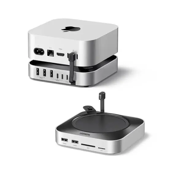 UGREEN Mac Mini M4 Dock and Stand with NVMe SSD Enclosure