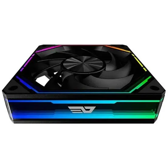 Darkflash INF 32 Black 3-in-1 RGB Case Fan Kit with Controller & Remote - 120mm PC Cooling Fans for Gaming PC