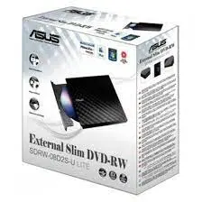 ASUS SDRW-08D2S-U LITE Ultra Slim External DVD Writer USB 2.0 Portable DVD-RW Drive for Laptop & PC