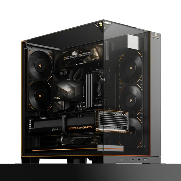 Thermalright TR-A70 Vision Case with 9.16-Inch LCD Display Black