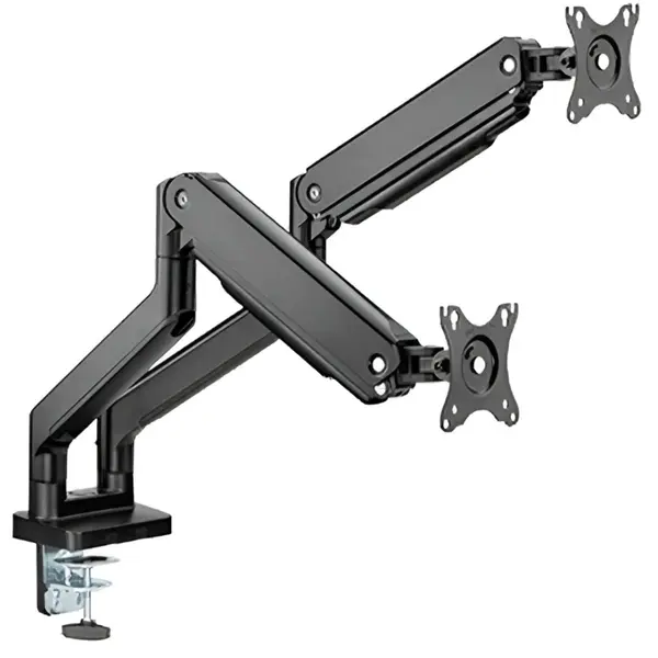 Twisted Minds Dual Monitor Heavy Duty Spring Assisted Monitor Arm USB Port TM-60-C012