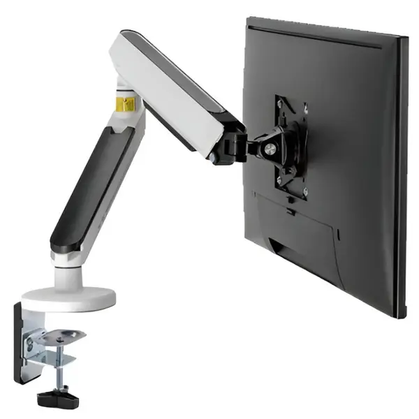 Twisted Minds Premium High-level mechanical spring Gaming Monitor Arm With RGB Lighting – White TM-54-C06-W