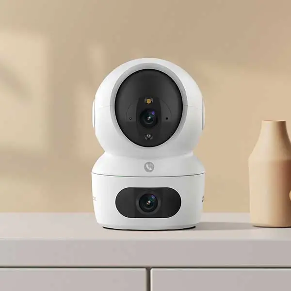 EZVIZ H7c Dual 4MP Outdoor WiFi Pan & Tilt Security Camera – Dual-Lens, 2.8mm Wide-Angle, Full-Color Night Vision, AI Tracking