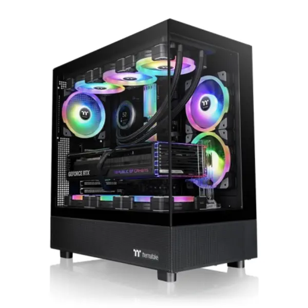 Thermaltake View 270 TG ARGB Mid Tower Chassis Black - E-ATX Gaming Case