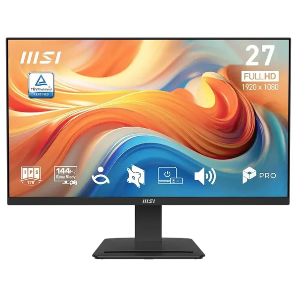 MSI PRO MP273 E14A 27” IPS Full HD Monitor – 144Hz, 1ms MPRT, Adaptive-Sync Business & Gaming Display