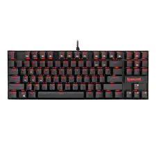 Redragon KUMARA K552-RGB Black Mechanical Gaming Keyboard – TKL 87-Key Mechanical Keyboard with Red Switches, LED Backlight & Anti-Ghosting