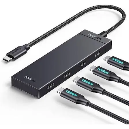 UGREEN 4-Port USB 3.0 Hub Multiport Expansion Adapter for Laptop PC