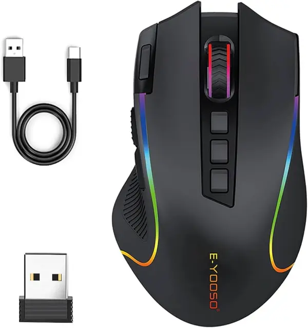 E-YOOSO X-11 PRO TRI MODE RGB Wireless Gaming Mouse