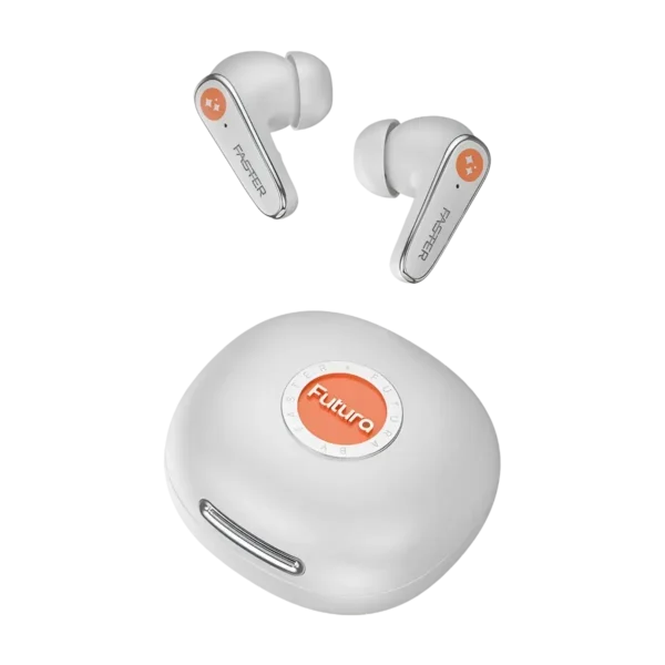 Faster Futura Ai-200 Wireless Earbuds – AI Voice Assistant, ANC+ENC, AI Translator, Up to 42 Hrs Playtime