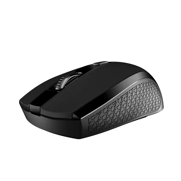 Meetion R560 Black Wireless Mouse – 2.4G, 1600 DPI, 3-Button
