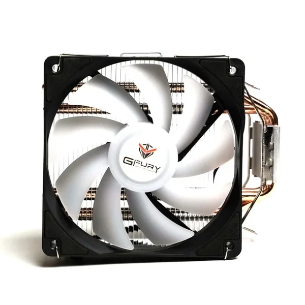 GFURY GF-T400 COOL STORM CPU Air Cooler | 4 Heat Pipe Pure Copper High Performance Single Fan 48 CFM Low Noise 1500 RPM Intel LGA 1700 & AMD AM5 Compatible