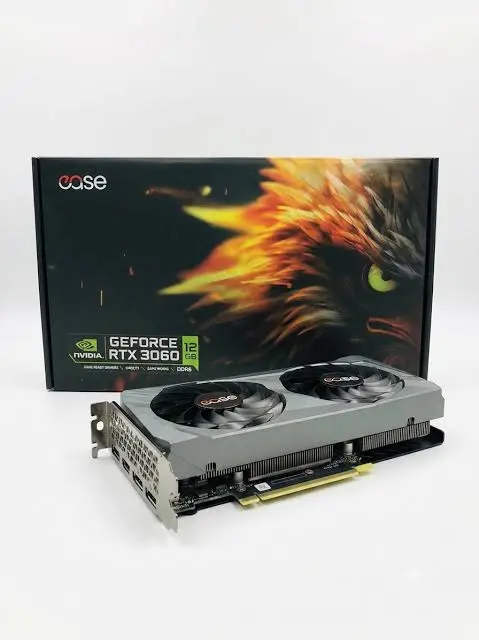 EASE E360 GeForce RTX 3060 12GB GDDR6 Graphics Card – NVIDIA Ampere, 2nd Gen RT Cores, 3rd Gen Tensor Cores
