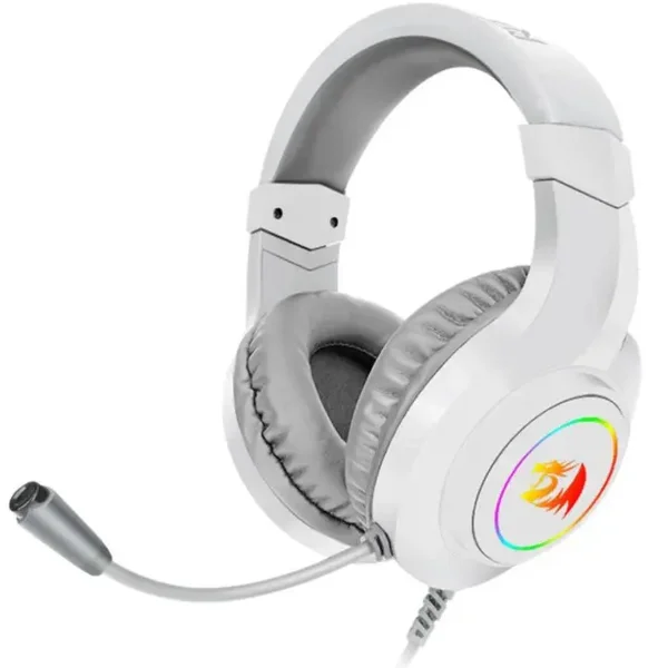 Redragon HYLAS H260 RGB Wired Gaming Headset with Noise Cancelling Microphone | 50mm Stereo Gaming Headphones for PC, PS5 & Xbox