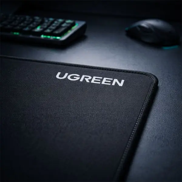 UGREEN CY016 Non-Slip Rubber Mousepad Black Small Size for Precise Control Gaming Office